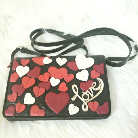 BRIGHTON Love Story Fall In Love Leather Crossbody - Picture 6 of 16